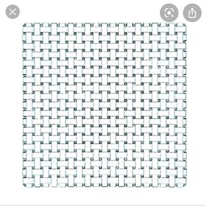 nachtmann crystal  weaved plate